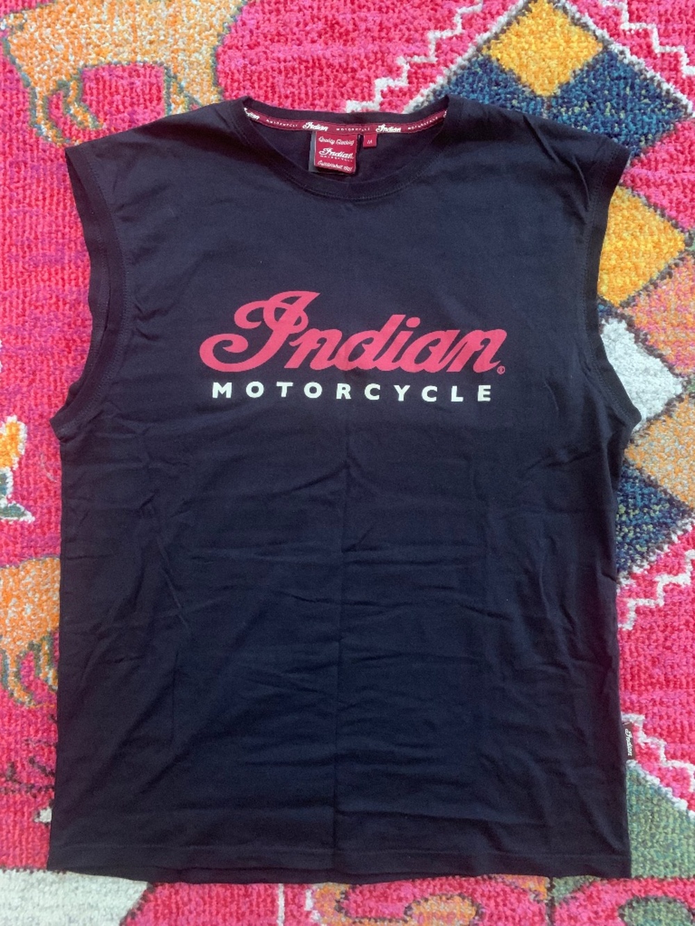 Indian motorcycles sleeveless tank t-shirt